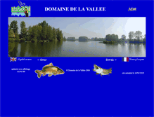 Tablet Screenshot of domaine-de-la-vallee.com